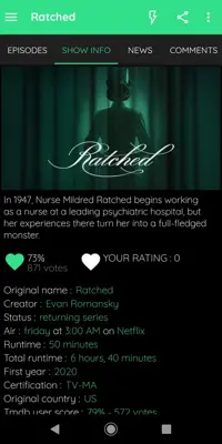 TV Show & Movie Tracker android App screenshot 3