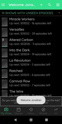 TV Show & Movie Tracker android App screenshot 7